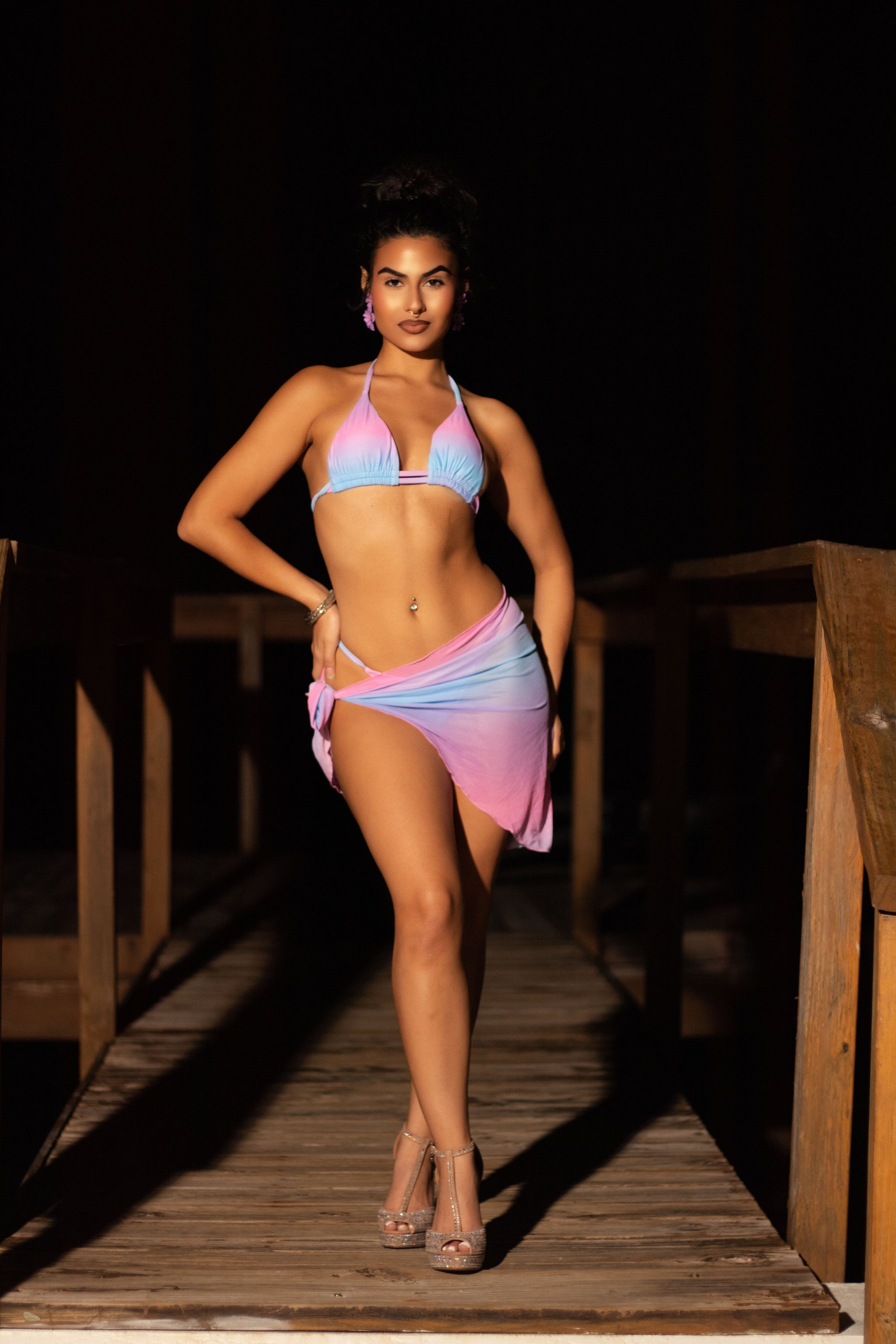 Cotton candy swimsuit