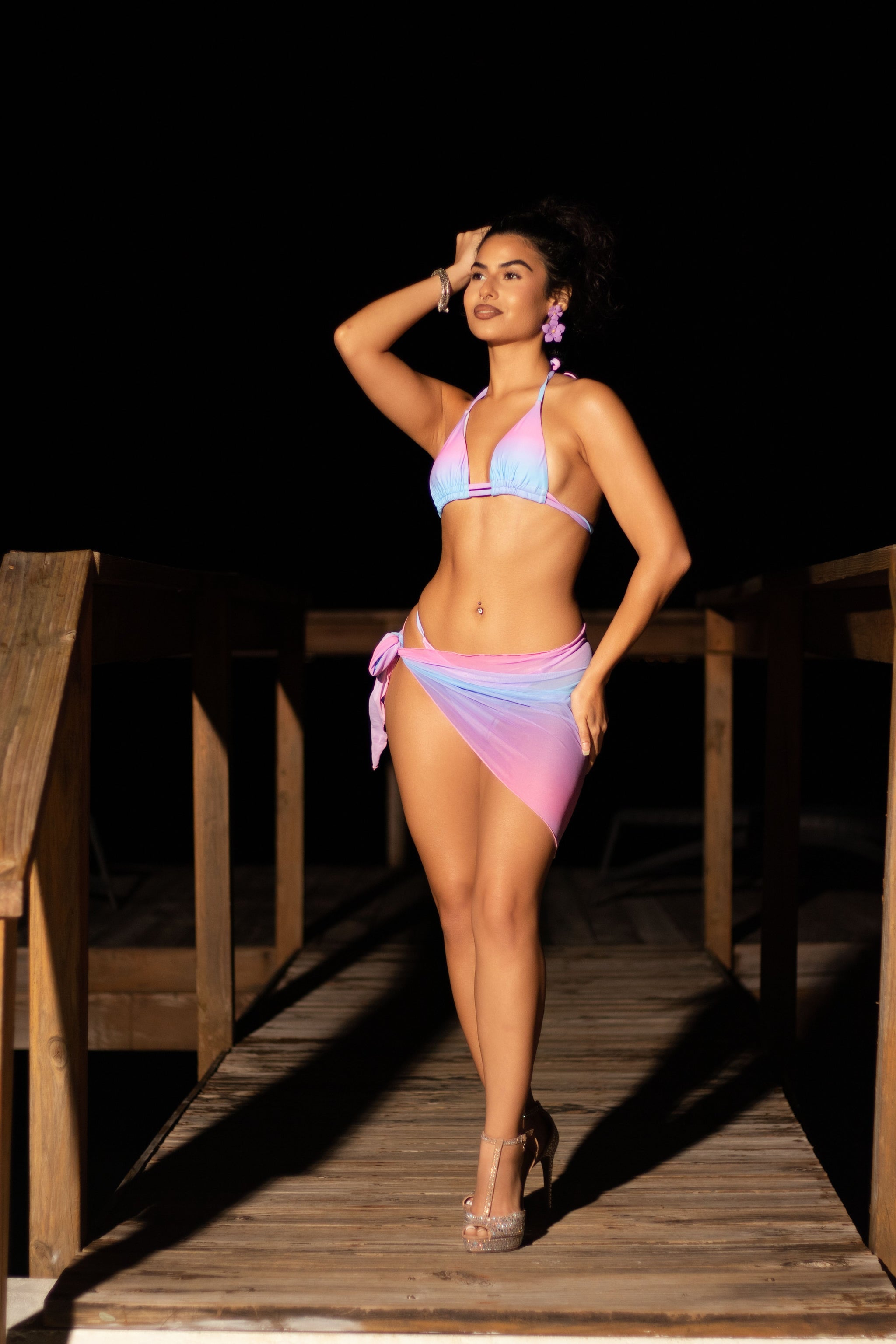 Cotton candy swimsuit